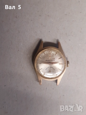 Швейцарски часовник ARETTA , АРЕТА , работи, снимка 3 - Антикварни и старинни предмети - 53330157