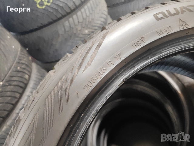 2бр.зимни гуми 205/45/17 Vredestein, снимка 4 - Гуми и джанти - 52493052