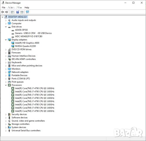 Геймърски компютър HP ProDesk 490 G2 Intel i7-4790/RAM 16GB/SSD 240GB/nVidia Quadro K2200 4GB, снимка 6 - Геймърски - 38769940