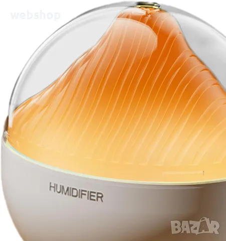 Овлажнител на въздух , Арома дифузер с ефектен дизайн, 400ml, снимка 6 - Овлажнители на въздух - 48245349