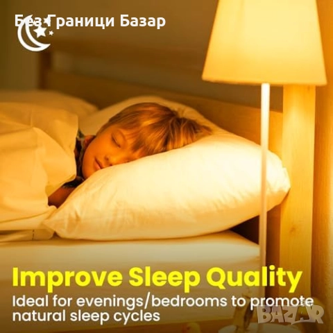 Нови LED крушки E27 3W G45 2000K топла кехлибарена светлина – 4 броя, снимка 5 - Крушки - 52272899