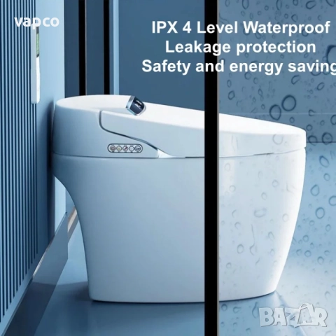 Мултифункционална смарт тоалетна F03 с биде, подгрев, сушене, масаж, снимка 3 - Други - 52484341