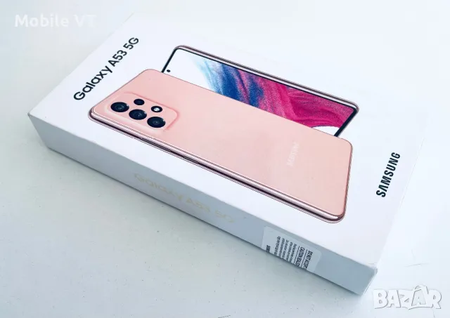 НОВ! Samsung Galaxy A53 5G 128GB Peach 2г.Гаранция!, снимка 3 - Samsung - 49543806