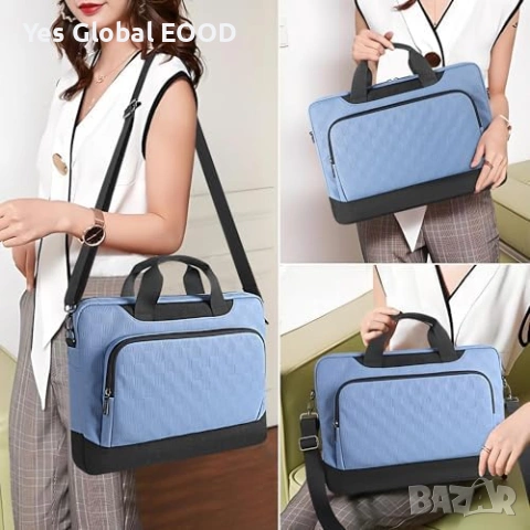 DOMISO защитна чанта за лаптоп 17–17.3 инча с презрамка, снимка 7 - Лаптоп аксесоари - 53071893