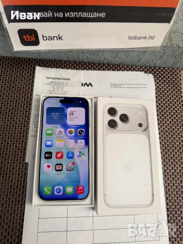 НОВ!ЛИЗИНГ*90лв/м iPhone 17 Pro*Silver • Orange айфон 17 про, снимка 6 - Apple iPhone - 52535060