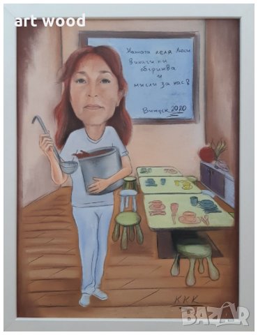 Ръчно рисувана карикатура - шарж по снимка за учител/ка, снимка 13 - Други услуги - 33110728