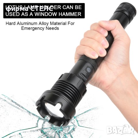 Фенер STELS S90, XHP90, LED, 7 Режима, USB зареждане, снимка 8 - Други инструменти - 44043287