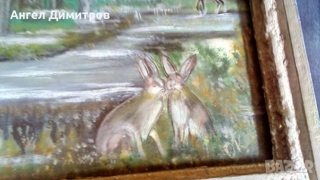 Картина смесена техника подписана , снимка 7 - Картини - 38521715