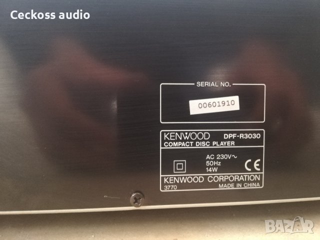CD PLAYER KENWOOD DPF-R3030-5 диска, снимка 7 - Аудиосистеми - 43908237