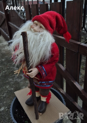 Скандинавски голям гном, дух–пазител на семейството– Норвегия, 70те години, снимка 2 - Антикварни и старинни предмети - 52852217