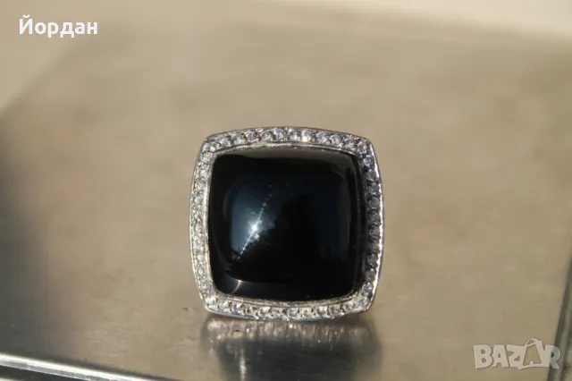 Сребърен дамски пръстен