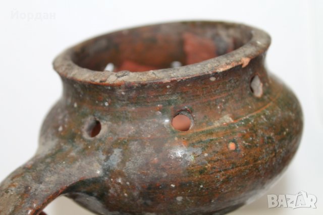 Керамичен съд за тамян , снимка 3 - Антикварни и старинни предмети - 35095183