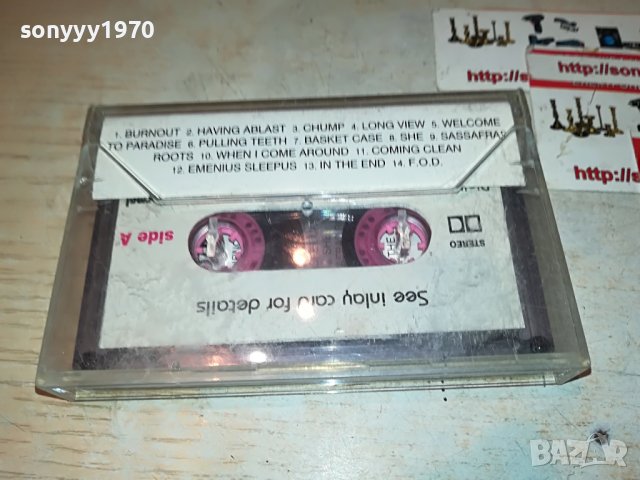 GREEN DAY-КАСЕТА 2601232021, снимка 9 - Аудио касети - 39447546