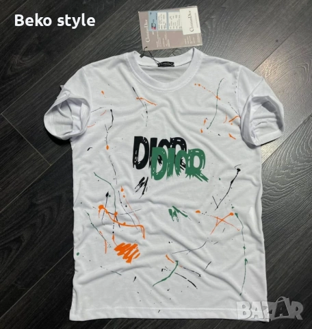 Мъжки Тениски Balenciaga Nike Air Diaquared2 Dior Mocler , снимка 2 - Тениски - 53063182