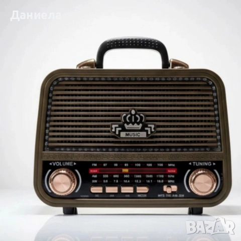 Винтидж радио MEIER MD-1308BT - ретро дизайн с модерни функции, снимка 2 - Други стоки за дома - 53354306