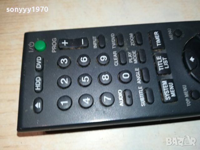 *SONY HDD//DVD REMOTE CONTROL-ВНОС SWISS 2701241757, снимка 2 - Дистанционни - 44003102