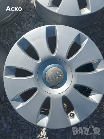 5x112..16цола 6.5j ET50 оригинални AUDI , снимка 4 - Гуми и джанти - 47578513
