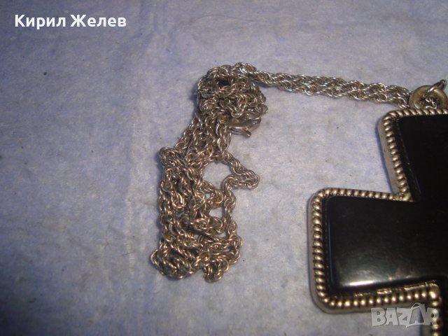 ГОЛЯМ АРТ КРЪСТ МАСИВЕН - ФЕШЪН КОЛИЕ с ВЕРИЖКА 17148, снимка 12 - Колиета, медальони, синджири - 36975037