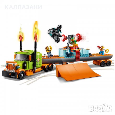 LEGO City Stuntz Каскадьорско шоу с камион 60294, снимка 8 - Конструктори - 35251279