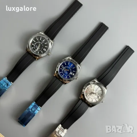 Мъжки часовник Rolex Sky-Dweller Blue с автоматичен механизъм, снимка 4 - Мъжки - 47468890