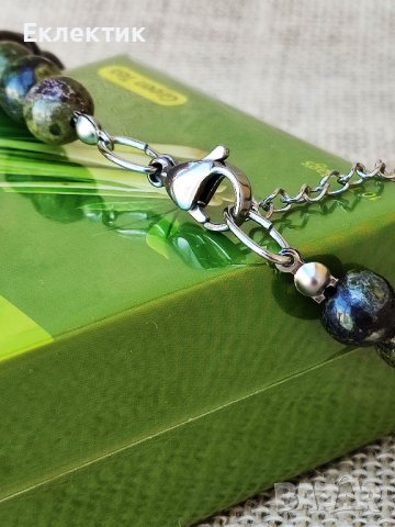 Унисекс гривна с Дзи мънисто и яспис Драконова кръв, снимка 12 - Гривни - 39736569