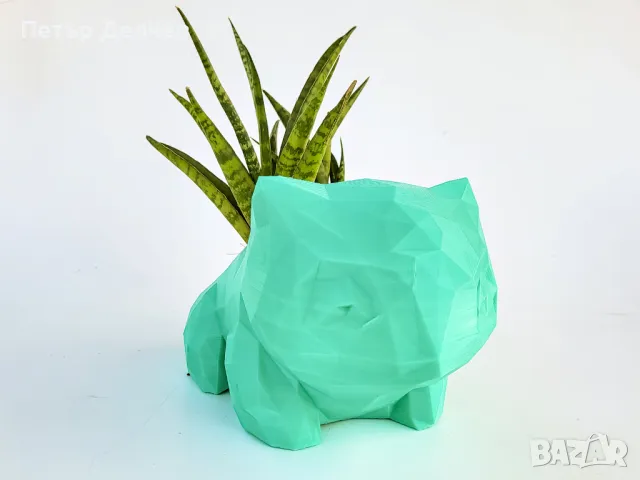 Кашпа за саксия Покемон Bulbasaur, снимка 2 - Саксии и кашпи - 47495526