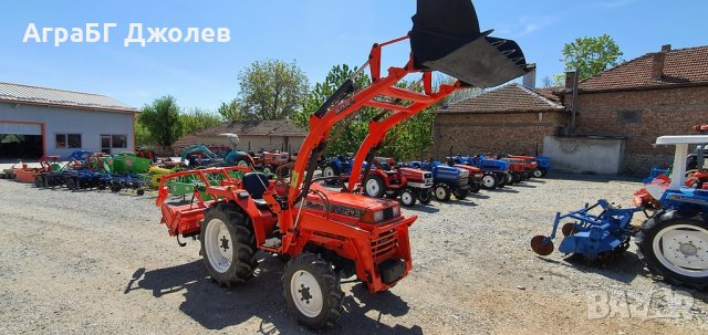 Японски трактор Kubota L1-245D с челен товарач и фреза, 4х4, 25 к.с., АграБГ Джолев, снимка 4 - Селскостопанска техника - 27186507