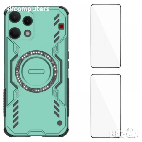 Магнитен Калъф WANLONFENG DJ за Nothing Phone (3a) Lite 5G - PC+TPU, Вкл. 2 Стъклени Протектора - 4 , снимка 4 - Калъфи, кейсове - 53416780