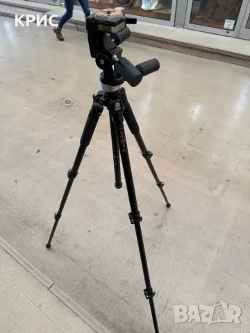 Tripod Manfrotto 190B/JI17+Глава 029, снимка 6 - Чанти, стативи, аксесоари - 49143871