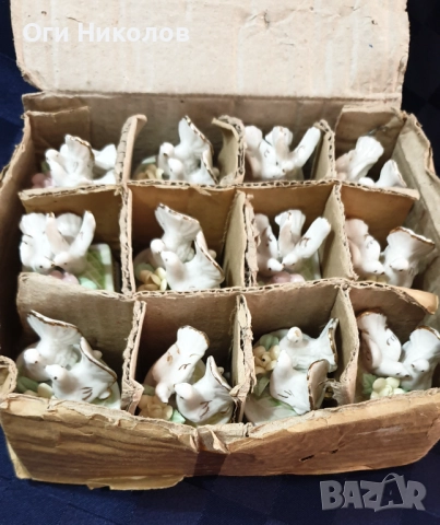 Комплект малки порцеланови кутийки за бижута - 12 броя , снимка 9 - Антикварни и старинни предмети - 52367019