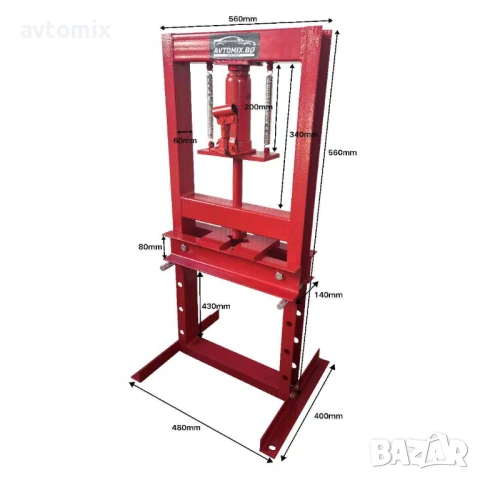 Хидравлична преса за лагери 6 тона, снимка 2 - Други инструменти - 53513127