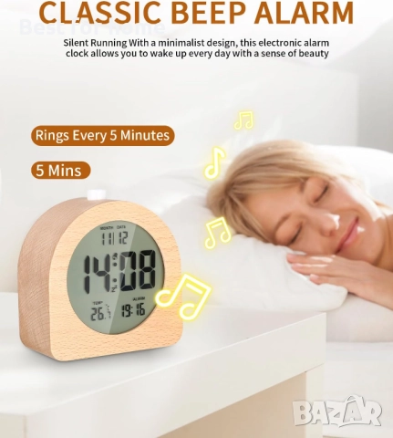 Hixava Цифров Будилник , снимка 6 - Друга електроника - 52795614