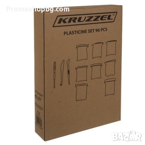 Пластелин / Моделин Kruzzel 96 броя, 3 бр шпатули за моделиране, 12 цвята, снимка 9 - Пластелини, моделини и пясъци - 43777728