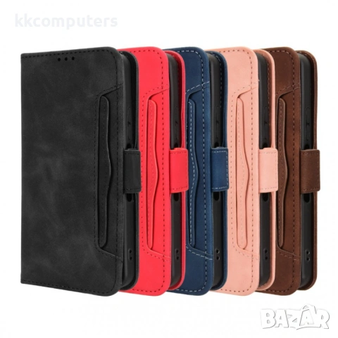 Калъф Портфейл за TCL 60 SE NxtPaper 5G - Кожен PU+TPU, с Джобове за Карти, Разделящ се, Магнитно За, снимка 2 - Калъфи, кейсове - 53208534