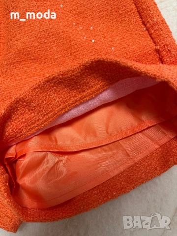 Блестящи дамски официални къси панталони тип букле, снимка 5 - Панталони - 52455001