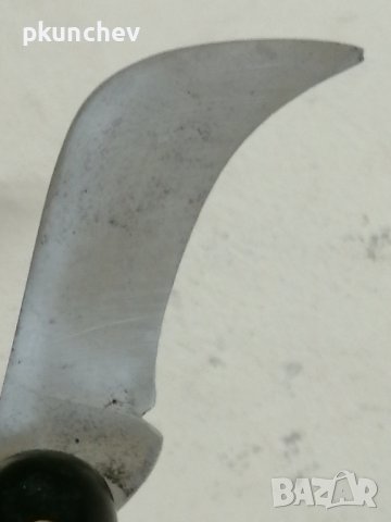 Сгъваем нож от ножаря G. Zaugg Zollbrück BERN ШВЕЙЦАРИЯ, снимка 2 - Ножове - 43253966