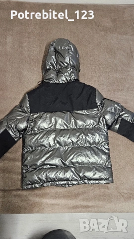 Сребристо яке М мъжко, снимка 4 - Якета - 53298949