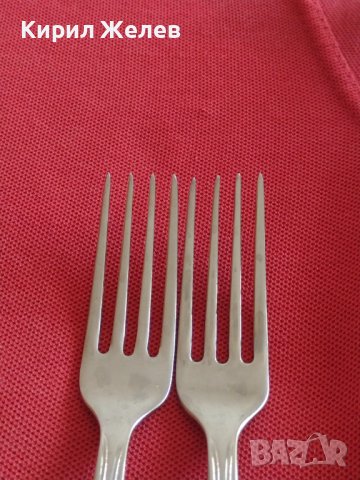 Две стари вилици с маркировка В. Търново сърп и чук за КОЛЕКЦИЯ ДЕКОРАЦИЯ БИТОВ КЪТ 33362, снимка 3 - Други ценни предмети - 43848291