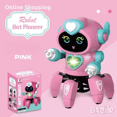 Танцуващ мини робот с LED светлини, снимка 16 - Електрически играчки - 53287144