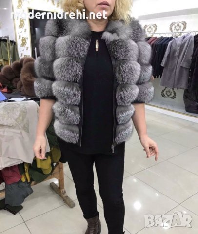 Дамско елегантно палто от лисица код 128, снимка 1 - Палта, манта - 34802361