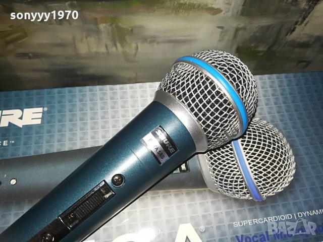 shure beta 58s-profi-внос швеицария, снимка 4 - Микрофони - 29035788