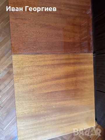 Кафява холна маса разтегателна В/Щ/Д- 54/55/110(157,5), снимка 4 - Маси - 50661392