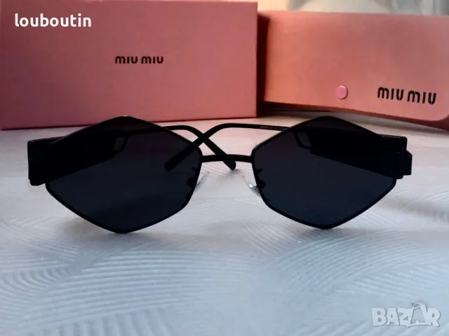 Miu 2024 дамски слънчеви очила ромб 3 цвята, снимка 15 - Слънчеви и диоптрични очила - 48017337