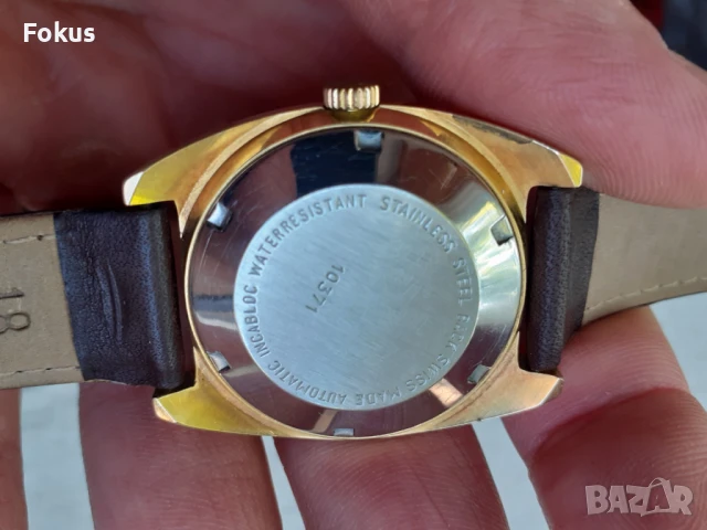 Мъжки часовник Candino 20 микрона позлата, снимка 2 - Антикварни и старинни предмети - 51106859