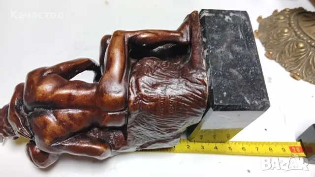 Бронзова пластика , снимка 6 - Статуетки - 50414503