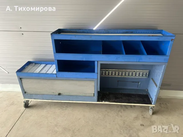 Метална работна маса на колела - лично предaване, снимка 3 - Друго търговско оборудване - 49539183