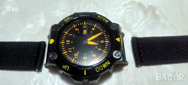 Отличен Amazfit Watch T-Rex 2 , GPS, батерия 20 дни+4 каишки+протектор, снимка 5 - Смарт гривни - 43306152