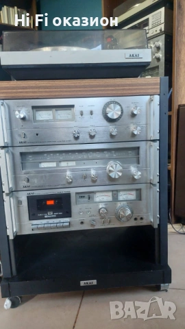Рак система AKAI  Akai AM 2450 * Akai AM 2450 * Akai GXC 706D * Akai AP 103 FA , снимка 2 - Ресийвъри, усилватели, смесителни пултове - 53490562