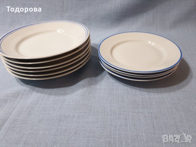 Порцеланови български  чинии- 6 броя, снимка 5 - Чинии - 35156147