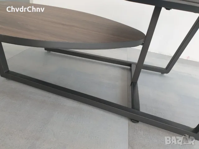 Дизайнерска немска холна маса 115x60см, снимка 7 - Маси - 46527913